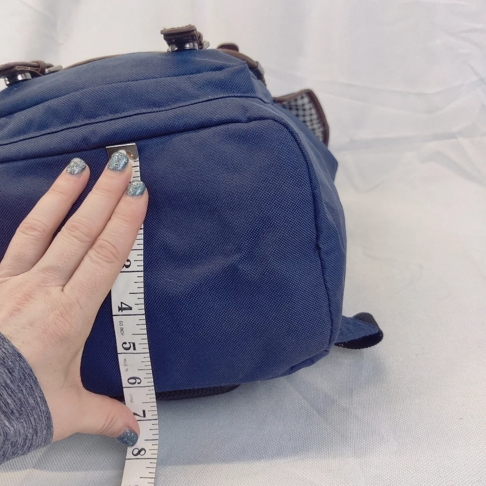 Steve Madden Classic Utility Backpack Blue Drawstring Top Barnett Avenue